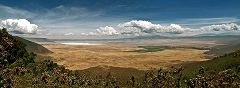 Ngorongoro: vista da SE