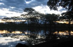 Sunset at Lake Nakuru