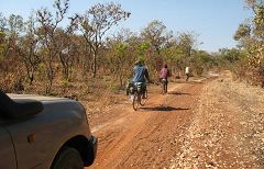 On the road: traffico