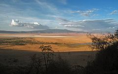 Ngorongoro: vista da SO