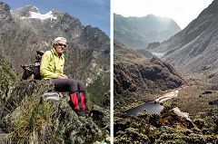 Monte Stanley e lago Bujuku (vista)