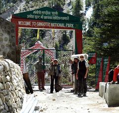 Gangotri: ingresso al parco