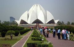 New Delhi: tempio del loto