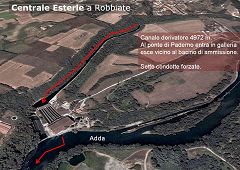 Esterle: l’acqua della centrale