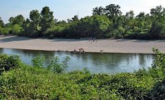 Gombito: spiaggia sull’Adda