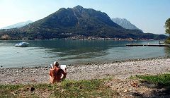 Vercurago: spiaggia