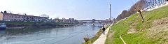 Pavia: vista sul Ponte Coperto