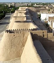 Khiva: le mura
