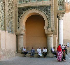 Meknes: porta Bab Mansour