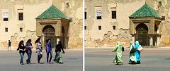 Meknes: piazza Lahdim