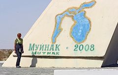 Muynak: lago d’Aral