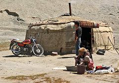 Yurta sull’altopiano del Pamir