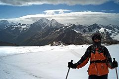 Vista montagne sulla funivia