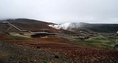 Krafla: stazione geotermica