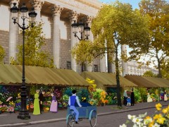 Marché aux fleurs Madeleine