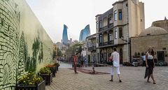 Vie del centro di Baku