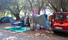 Calvi: camping