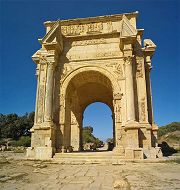 Leptis Magna: arco di Settimio Severo
