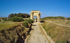 Leptis Magna: arco di Settimio Severo