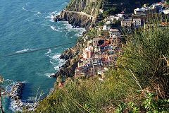 Riomaggiore: vista dal colle