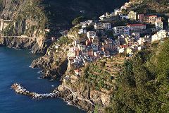 Riomaggiore: la vista da Torre Guardiola