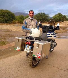 Bañado: torrente in piena