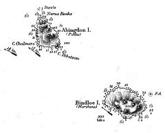 Mappa Bindloe e Abingdon